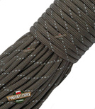 Bransoleta z Paracordu typ "X-Cobra" na klamrze z wbudowanym gwizdkiem, krzesiwem i blachą, Kolor "Gun grey reflective - Light grey reflective"