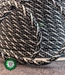 Paracord 550 Typ III, kolor: Black White Roller - linka spadochronowa z siedmioma rdzeniami