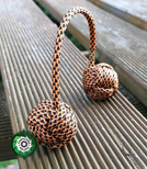 Begleri - ręcznie wykonane kulki do trików z linki spadochronowej Paracord