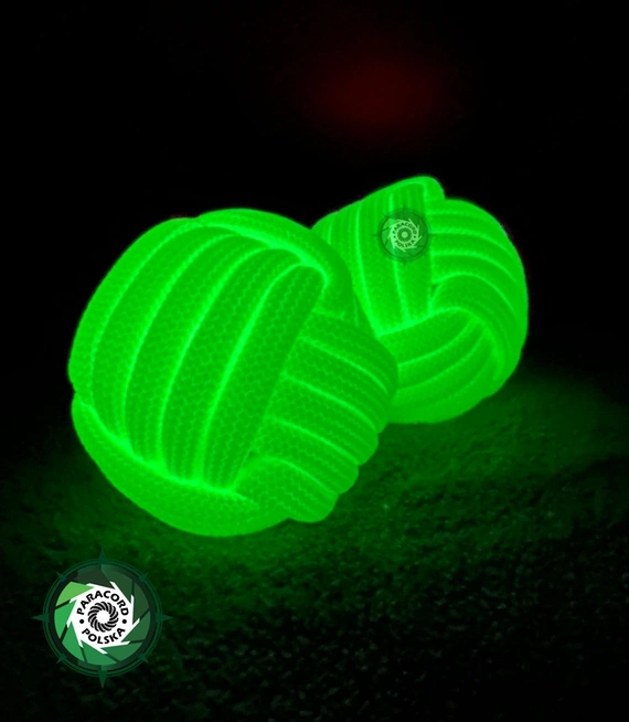 Ciężkie kule Baoding z paracordu | Rehabilitacja dłoni. Ręcznie wykonane kule medytacyjne | Narzędzie do relaksu i redukcji stresu