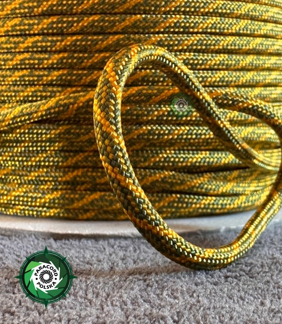 Paracord 550 Typ III, kolor: Roller Coyote Camo- linka spadochronowa z siedmioma rdzeniami