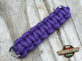 Brelok survivalowy z Paracordu 550 o splocie "Cobra", kolor "Purple"