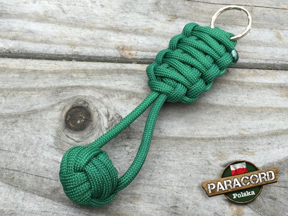 Brelok survivalowy Monkey's Fist "Pięść Małpy", kolor "Green"