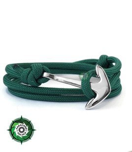 Bransoleta z Paracordu typ: "Ocean", kolor: "Green"