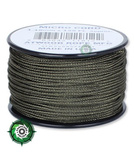 Szpulka linki Micro Cord o długości 38,1 metra, kolor: Army green - mocna poliestrowa linka o średnicy 1,18 mm.