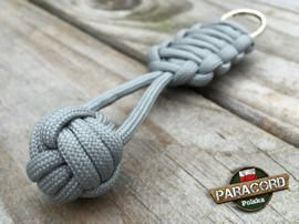 Brelok survivalowy Monkey's Fist "Pięść Małpy", kolor "Neutral grey"