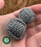 Ciężkie kule Baoding z paracordu | Rehabilitacja dłoni. Ręcznie wykonane kule medytacyjne | Narzędzie do relaksu i redukcji stresu