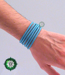 Bransoleta z Paracordu typ "Angel Light", kolor: "Sky Blue"