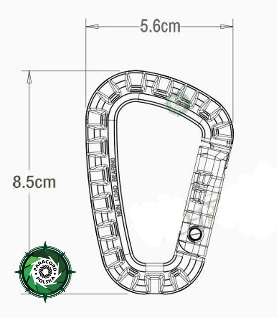 Karabinek taktyczny wykonany z tworzywa plastikowego