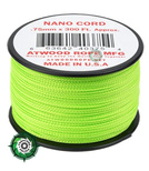 Szpulka linki Nano Cord o długości 91,45 metra, kolor: Neon - mocna poliestrowa linka o średnicy 0,75 mm.