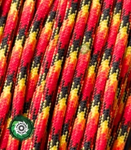 Paracord 550, kolor: Fiery - linka spadochronowa z siedmioma rdzeniami
