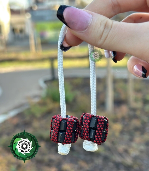 Begleri Monster zabawka zręcznościowa - ręcznie wykonane kulki do trików z linki spadochronowej Paracord