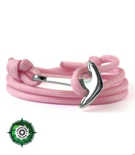 Bransoleta z Paracordu typ: "Ocean", kolor: "Pink"