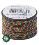 Micro Cord, kolor: Dark Stripes - mocna poliestrowa linka o średnicy 1,18 mm.