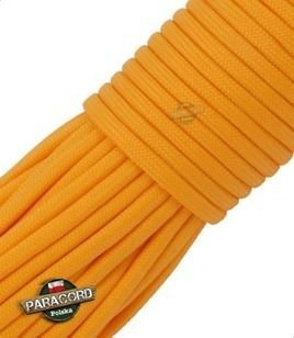 Paracord 550, kolor: Golden rod - linka spadochronowa z siedmioma rdzeniami