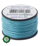 Szpulka linki Micro Cord o długości 38,1 metra, kolor: Carolina Blue - mocna poliestrowa linka o średnicy 1,18 mm.
