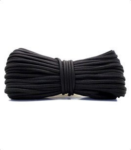 Paracord 550 Rolka o długości 30,40 metra kolor Black linka spadochronowa