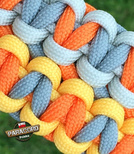 Bransoleta z Paracordu typ "Advanced X-Cobra" na klamrze typu: Fastex 20 mm