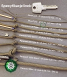Paracord 550 Typ III, kolor: Bazooka Double Green - linka spadochronowa z siedmioma rdzeniami