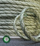 Paracord 550 Typ III, kolor: Roller Guacamole & white - linka spadochronowa z siedmioma rdzeniami