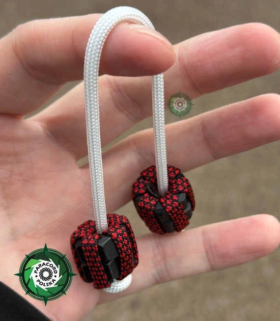 Begleri Monster zabawka zręcznościowa - ręcznie wykonane kulki do trików z linki spadochronowej Paracord