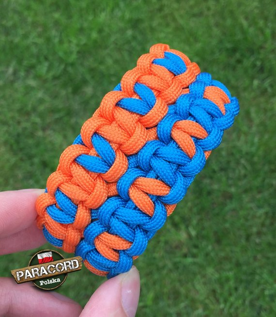 Bransoleta z Paracordu typ "Advanced X-Cobra" na klamrze typu: Fastex 20 mm