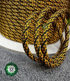 Paracord 550 Typ III, kolor: Roller Gun Metal Gold Orange - linka spadochronowa z siedmioma rdzeniami