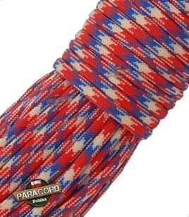 Paracord 550, kolor: Liberty - linka spadochronowa z siedmioma rdzeniami