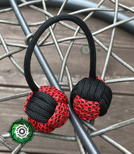 Begleri - ręcznie wykonane kulki do trików z linki spadochronowej Paracord