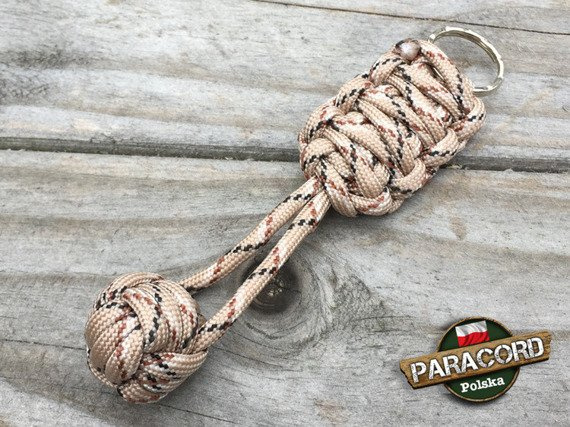 Brelok survivalowy Monkey's Fist "Pięść Małpy", kolor "Desert camo"