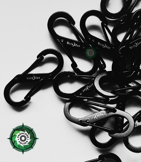 Brelok Nite Ize S-Biner KeyRing Steel Black 1 szt.