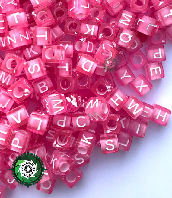 Litery tłoczone kwadratowe 6 mm przeznaczone do wyrobów z Paracordu