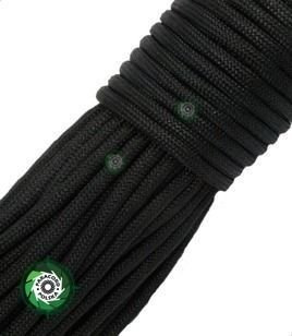 Paracord 750 5 mm kolor: Black - najsilniejszy dostępny paracord taktyczny