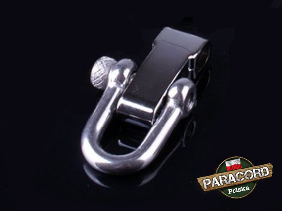 Stalowa szekla regulowana o wytrzymałości do 1,5 tony.