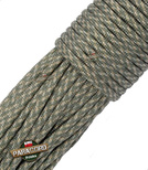 Bransoleta z Paracordu typ "X-Cobra" na klamrze z wbudowanym gwizdkiem, krzesiwem i blachą, Kolor "Digital - Army green"