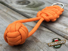 Brelok survivalowy Monkey's Fist "Pięść Małpy", kolor "Orange Yellow"