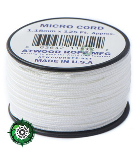 Szpulka linki Micro Cord o długości 38,1 metra, kolor: Gold - mocna poliestrowa linka o średnicy 1,18 mm.