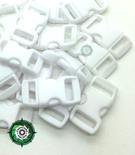 Solidna Oryginalna Plastikowa Klamra typu Fastex 3/8" 10 mm - White