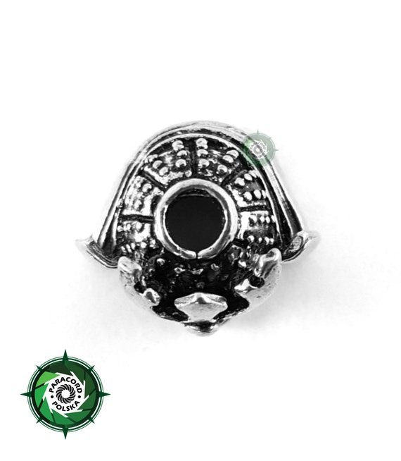 Samurajska zawieszka duża ze stopu metalu przeznaczona do wyrobów z Paracordu