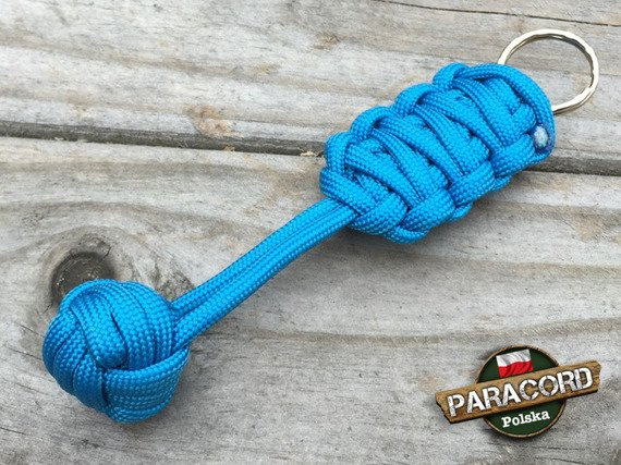 Brelok survivalowy Monkey's Fist "Pięść Małpy", kolor "Blue"