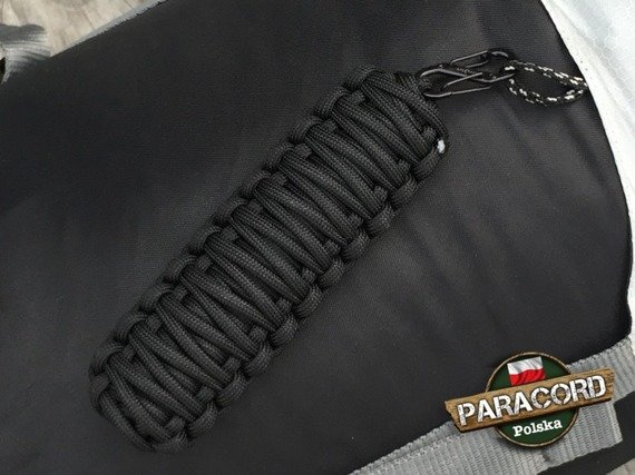 Brelok 5 metrów – survivalowy, taktyczny produkt o splocie 'Royal Cobra' z metalową szeklą Nite Ize S-BINER