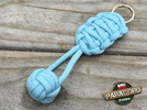 Brelok survivalowy Monkey's Fist "Pięść Małpy", kolor "Cristal bluw"