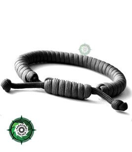 Bransoleta z Paracordu typ "WildLife", kolor: "Black"