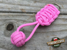 Brelok survivalowy Monkey's Fist "Pięść Małpy", kolor "Pink"