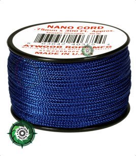 Nano Cord, kolor: Blue - mocna poliestrowa linka o średnicy 0,75 mm.