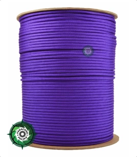 Szpula linki Paracord 550 o długości 304,8 metra, kolor: Purple