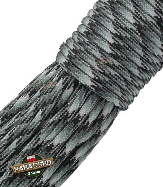 Paracord 550, kolor: Urban Camo - linka spadochronowa z siedmioma rdzeniami