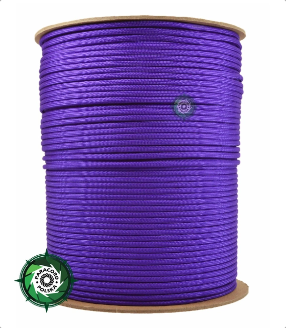 Szpula linki Paracord 550 o długości 304,8 metra, kolor: Purple