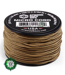 Micro Cord, kolor: Tan - mocna poliestrowa linka o średnicy 1,18 mm.